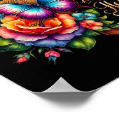 Blessed By God Loved By Jesus Easter Day  ポスター (角)