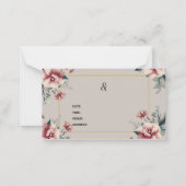 Blessed by love - wedding Invitation  ノートカード (裏面)