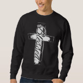 Blessed  Christian Cross スウェットシャツ (正面)