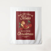 Blessed Christmas by Sweet Cherry タペストリー (正面)