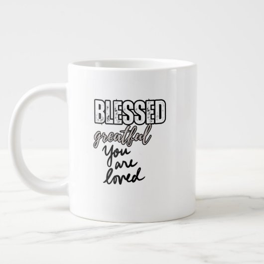 Blessed ⛪︎ coffee specialty mug ジャンボコーヒーマグカップ (左)