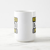 Blessed Dad Ever, Christian Quotes, gifts. コーヒーマグカップ (中央)