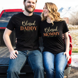 Blessed Daddy | Matching Family Christian Dad Tee Tシャツ