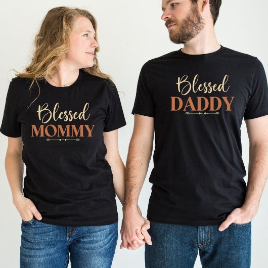 Blessed Daddy | Matching Family Christian Dad Tee Tシャツ