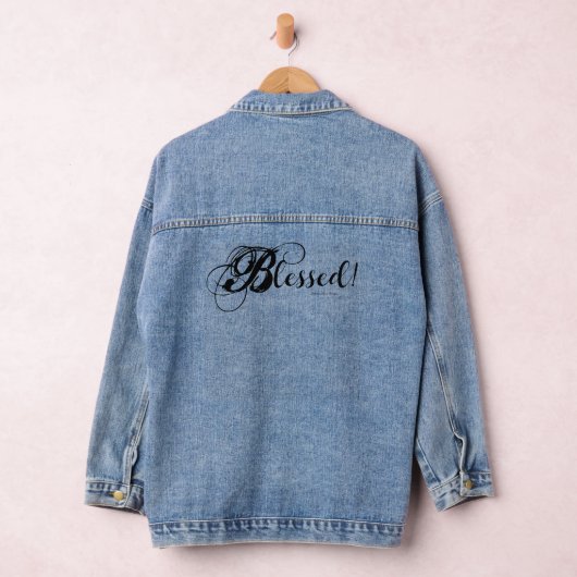Blessed! Denim Jacket (Black) デニムジャケット (ハンガー)