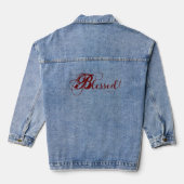 Blessed Denim Jacket (Red) デニムジャケット (裏面)