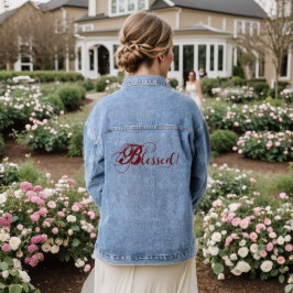Blessed Denim Jacket (Red) デニムジャケット