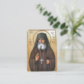 Blessed Elder Ephraim of Arizona Prayer Card       プレイスカード (スタンド正面)