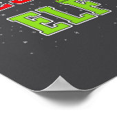 Blessed Elf Christmas Family Matching Group Xmas  ポスター (角)