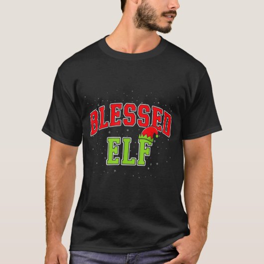 Blessed Elf Christmas Family Matching Group Xmas  Tシャツ (正面)