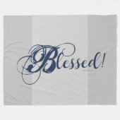 Blessed! Fleece Blanket フリースブランケット (正面(横))