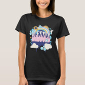 Blessed Goddess  Wisdom Energy Empowered Women Tシャツ (正面)