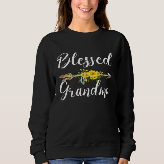 Blessed Grandma  For Women Cute Mother s Day スウェットシャツ (正面)