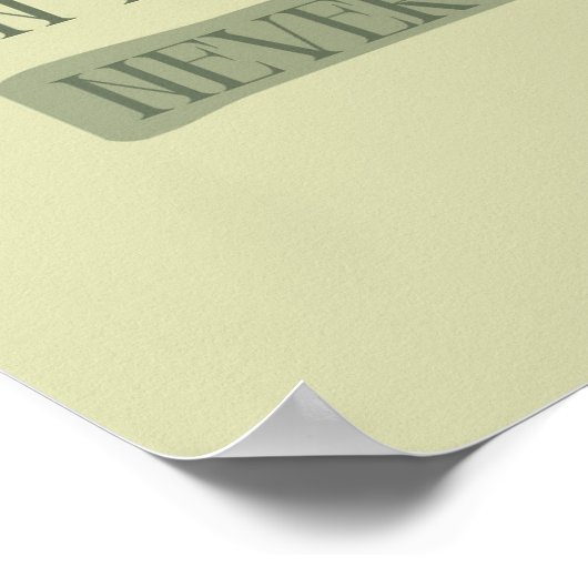 Blessed is the One Who Trusts in the Lord ポスター (角)