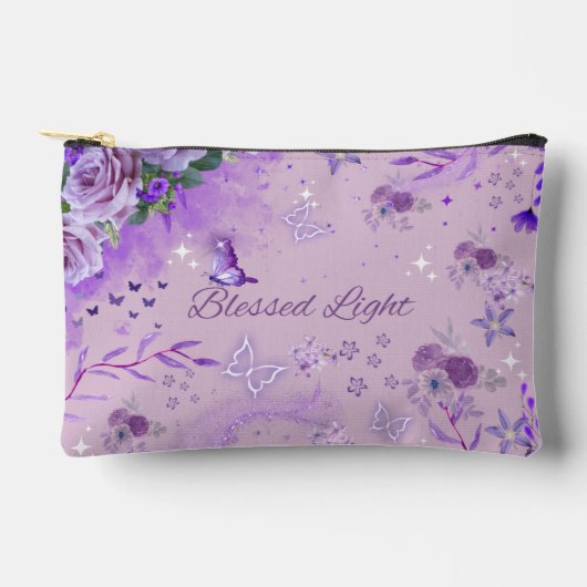 Blessed Light - Enchanted Purple Makeup Bag アクセサリーポーチ (正面)