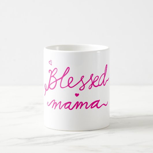 Blessed Mama   コーヒーマグカップ (中央)