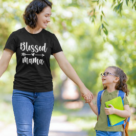 Blessed Mama Cute Mom Tシャツ