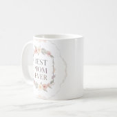 Blessed Mama Ever, Mug | Floral Script Mother Mug コーヒーマグカップ (正面左)