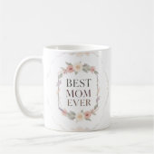 Blessed Mama Ever, Mug | Floral Script Mother Mug コーヒーマグカップ (左)