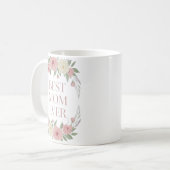 Blessed Mama Ever, Mug | Floral Script Mother Mug コーヒーマグカップ (正面左)