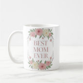 Blessed Mama Ever, Mug | Floral Script Mother Mug コーヒーマグカップ (左)