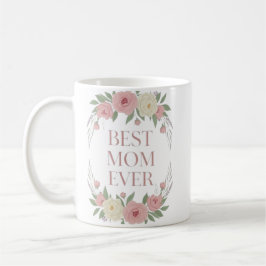 Blessed Mama Ever, Mug | Floral Script Mother Mug コーヒーマグカップ