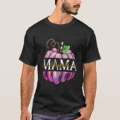 Blessed Mama Pumpkin Mom Thanksgiving Halloween Tシャツ (正面)