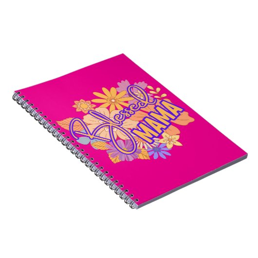 Blessed MaMa with Flowers ノートブック (右側)