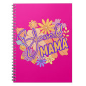 Blessed MaMa with Flowers ノートブック (正面)