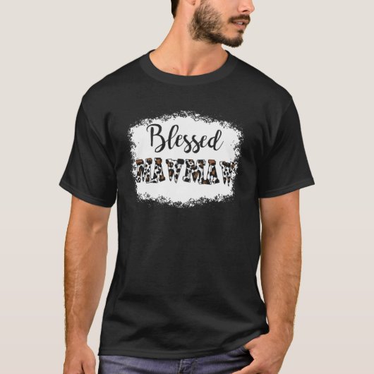 Blessed Mawmaw Leopard Best Mom Ever Mom  Mother D Tシャツ (正面)
