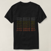 Blessed Miguel Pro Viva Cristo Rey Mexican Catholi Tシャツ (デザイン正面)