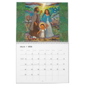 Blessed Mother Mary Calendar of Catholic images カレンダー (3月 2026)