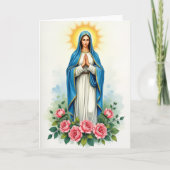 Blessed Mother Prayer Card カード (正面)