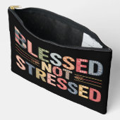 Blessed Not Stressed Accessory Pouch アクセサリーポーチ (見開き)
