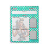 Blessed Nurse Pinup_ Disease Temp 2 ノートパッド (回転)