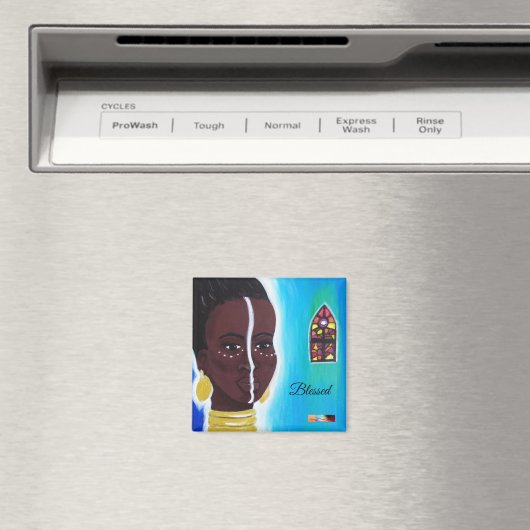 Blessed Queen Magnet by Alicia McDaniel Fine Art マグネット (インサイチュ (食洗機))