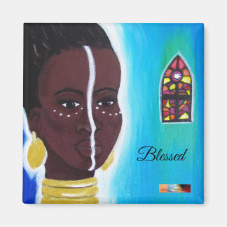 Blessed Queen Magnet by Alicia McDaniel Fine Art マグネット