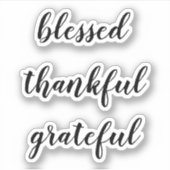 blessed stickers シール (正面)