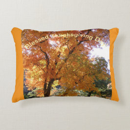 Blessed Thanksgiving Day, Accent Pillow アクセントクッション