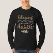 Blessed To Be Called Auntie  Pretty Leopard Print Tシャツ (正面)