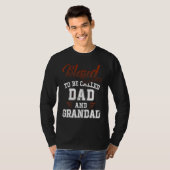 Blessed To Be Called Dad And Grandad Funny Father' Tシャツ (正面フル)