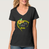 Blessed To Be Called Dede  Sunflower Mother s Day Tシャツ (正面)