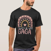 Blessed To Be Called Gaga Leopard Rainbow Cute Mom Tシャツ (正面)