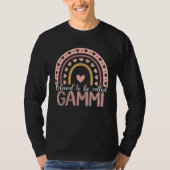 Blessed To Be Called Gammi Leopard Rainbow Cute Mo Tシャツ (正面)
