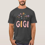 Blessed to Be Called Gigi Floral Mothers Day frien Tシャツ (正面)