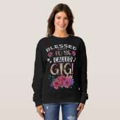 Blessed To Be Called Gigi Floral Tees Mothers Day  スウェットシャツ (正面フル)