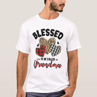 Blessed To Be Called Grandma Mother Tシャツ