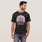 Blessed To Be Called Lolly Rainbow Mothers Day Mom Tシャツ (正面フル)