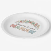 Blessed to be called Mamaw ペーパープレート (アングル)