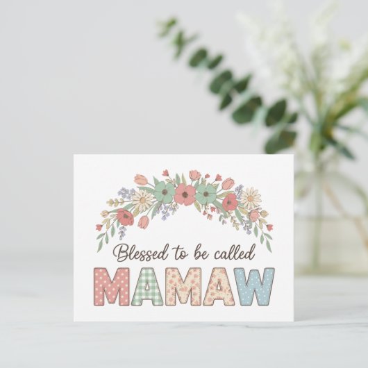 Blessed to be called Mamaw ポストカード (スタンド正面)